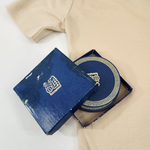 Royal Bank Coasters & T-Shirt LOT 1970s The Helpful Bank RBC Womens Medium Tiger - Picture 7 of 14